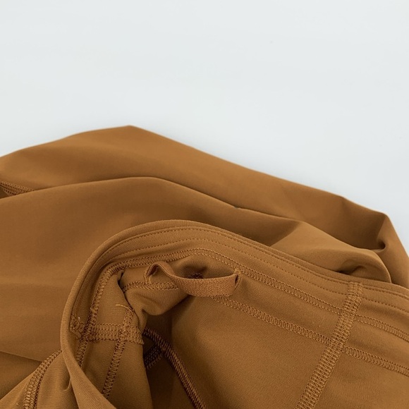 Lululemon Power thru high rise legging copper brown compression yoga active 2 - Picture 6 of 8